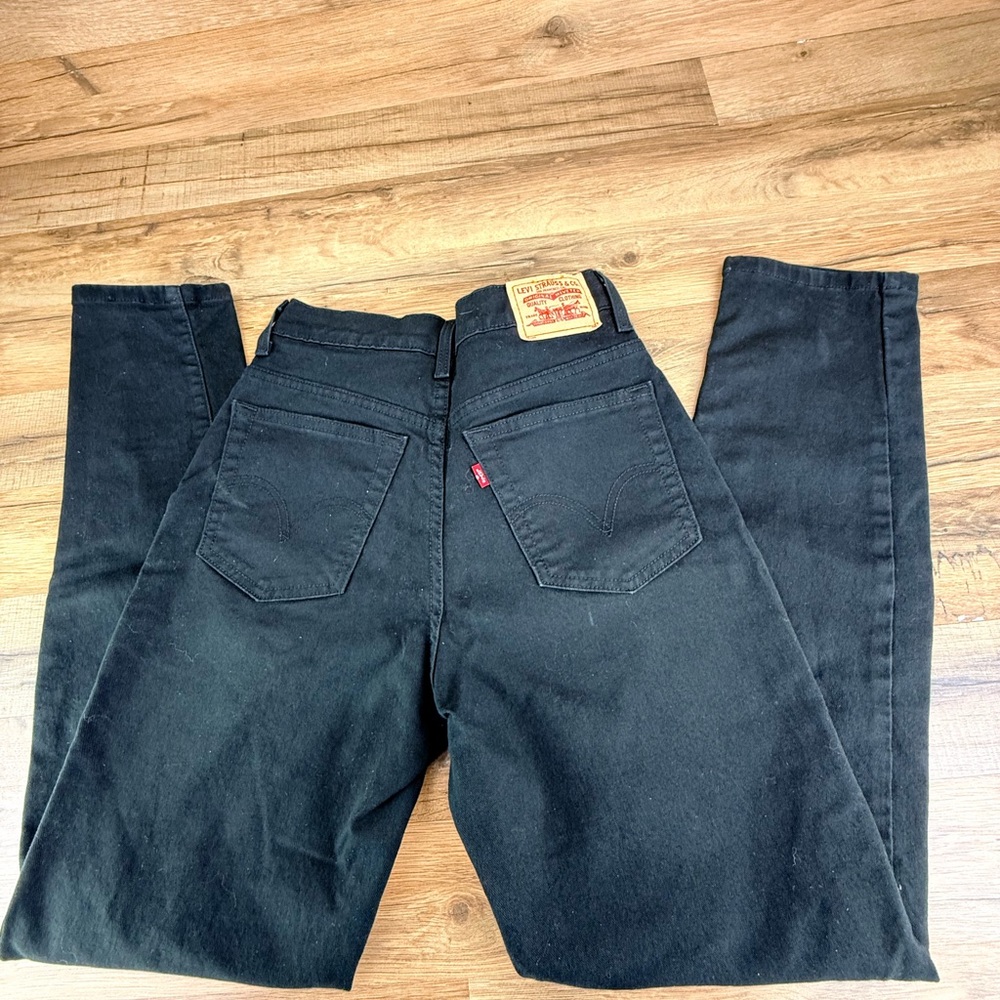 levis 512 slim‎ taper Jeans Women's size 8M Black
